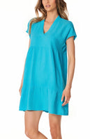TIERED GAUZE DRESS