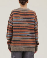 STOP STRIPE SWEATER