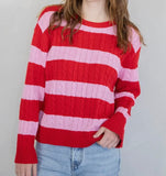 HART STRIPE SWEATER