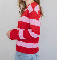 HART STRIPE SWEATER