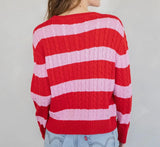 HART STRIPE SWEATER