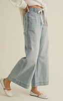WASHED TIE DENIM