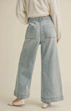 WASHED TIE DENIM