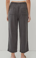 DRAWSTRING WIDE LEG PANT