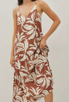 TROPICAL MIDI DRESS