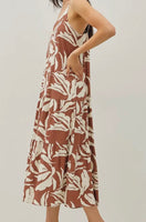 TROPICAL MIDI DRESS