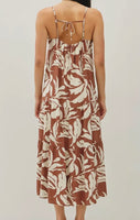TROPICAL MIDI DRESS