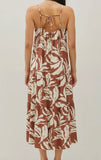 TROPICAL MIDI DRESS