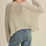 LIGHT CABLE CARDIGAN