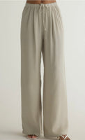 WIDE LEG PLEATED PANT