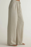 WIDE LEG PLEATED PANT