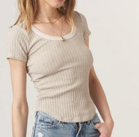 JULIE SCOOP NECK