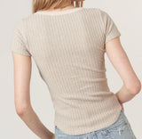 JULIE SCOOP NECK