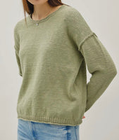 INSIDE OUT PULLOVER SWEATER