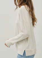 ROUND NECK PULLOVER