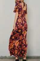 CRIMSON HORIZON MAXI DRESS