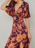 CRIMSON HORIZON MAXI DRESS