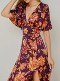 CRIMSON HORIZON MAXI DRESS