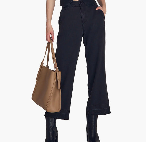 GRAPHITE WIDE LEG CROP