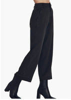 GRAPHITE WIDE LEG CROP