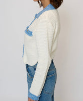 ROSE SCALLOP SWEATER