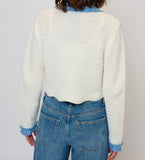 ROSE SCALLOP SWEATER