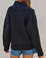 2 WAY ZIP SWEATER JACKET