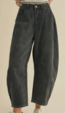 BARREL COTTON PANT