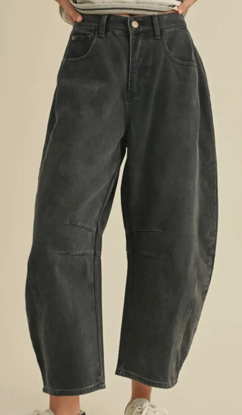 BARREL COTTON PANT