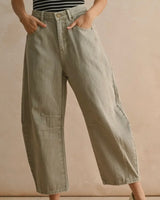 BARREL COTTON PANT