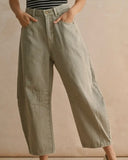 BARREL COTTON PANT