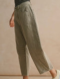 BARREL COTTON PANT
