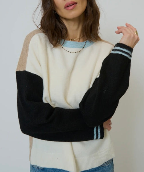 ASH COLORBLOCK CREW NECK