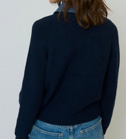 DASH DENIM COLLAR PULLOVER