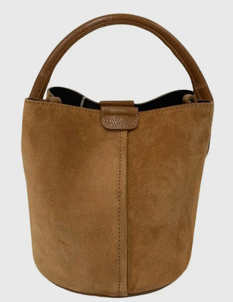 CRESCENT SUEDE BAG