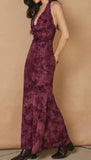 VELVET SPARK HALTER DRESS