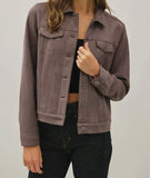 SUEDE JEAN JACKET