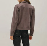 SUEDE JEAN JACKET