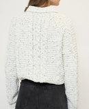 TASHA CABLE CHENILLE HALF ZIP