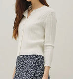 POINTELLE CARDIGAN