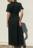 WICKER BUCKLE MAXI DRESS