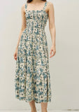 FLORAL TIERED MAXI