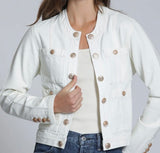 ROUND COLLAR DENIM JACKET
