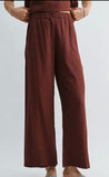 BUTTON FRONT PANTS