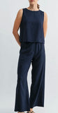 BUTTON FRONT PANTS