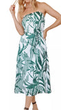 FLOWY STRAPLESS DRESS