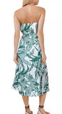 FLOWY STRAPLESS DRESS