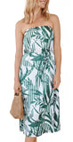 FLOWY STRAPLESS DRESS