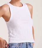 CROP RIB TANK