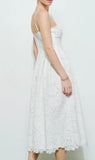 FLORAL LACE MIDI